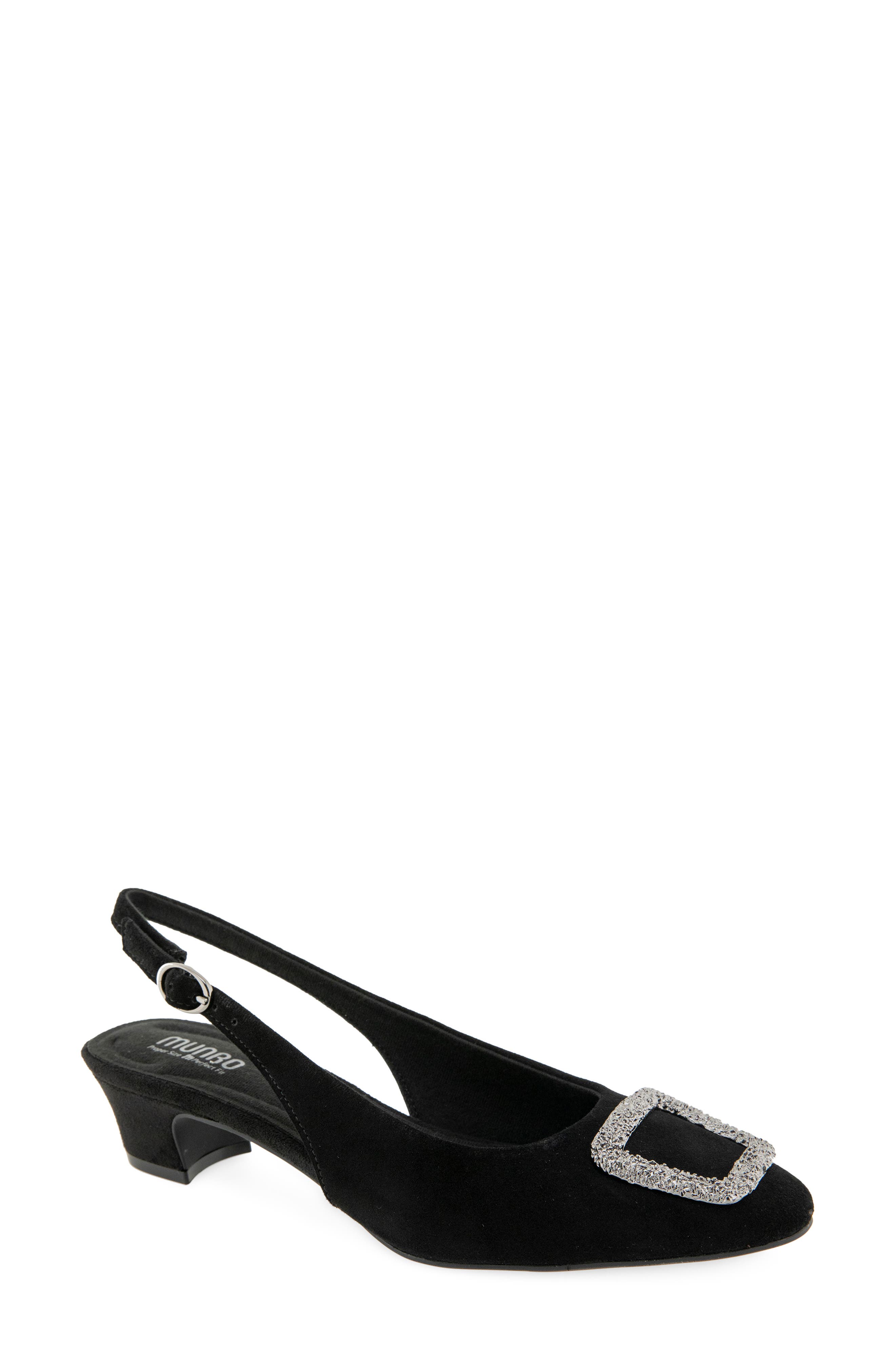 Diva Slingback Pump, Main, color, BLACK