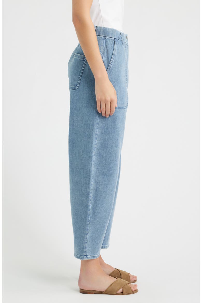 Organic & Recycled Cotton High Waist Ankle Arch Jeans, Alternate, color, CLASSIC INDIGO
