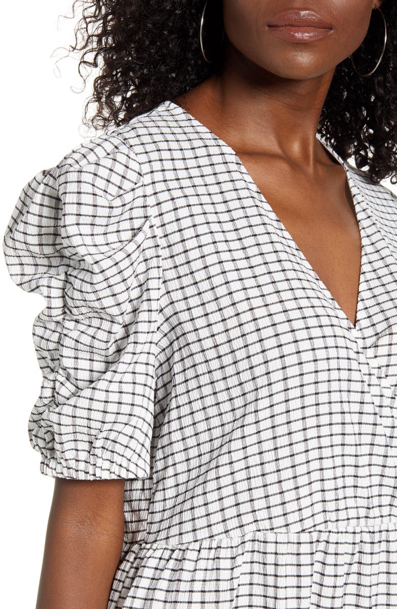 VERO MODA Puff Shoulder Midi Dress, Alternate, color,