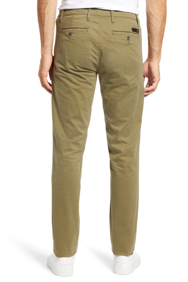 Marshall Textural Print Slim Fit Pants, Alternate, color, KEEN NOTTING VINE