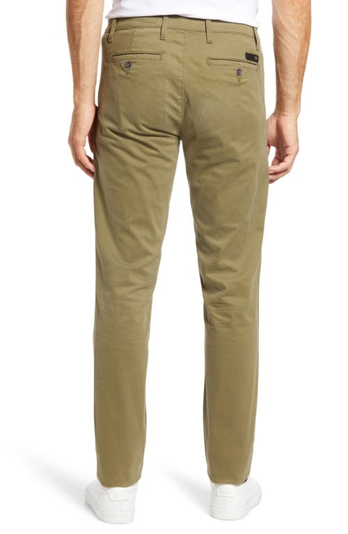 Ag Marshall Textural Print Slim Fit Pants In Green