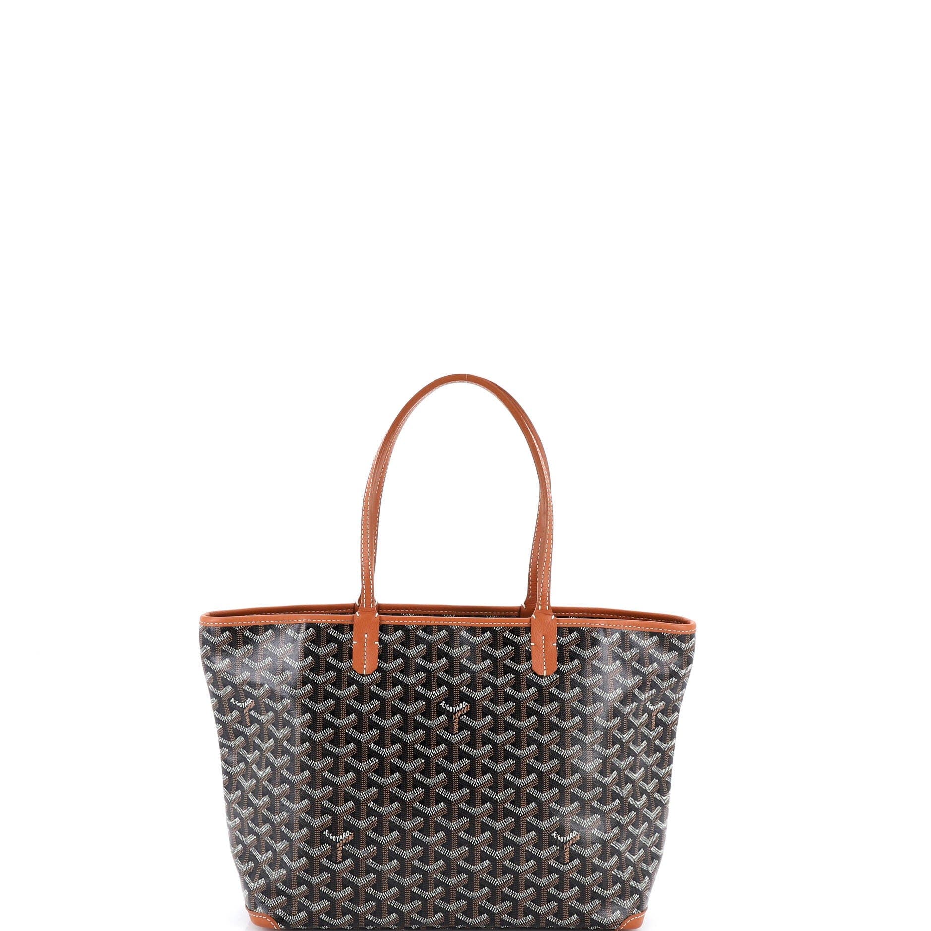 Pre-Owned Goyard Artois Tote Coated Canvas PM, Alternate, color, Brown