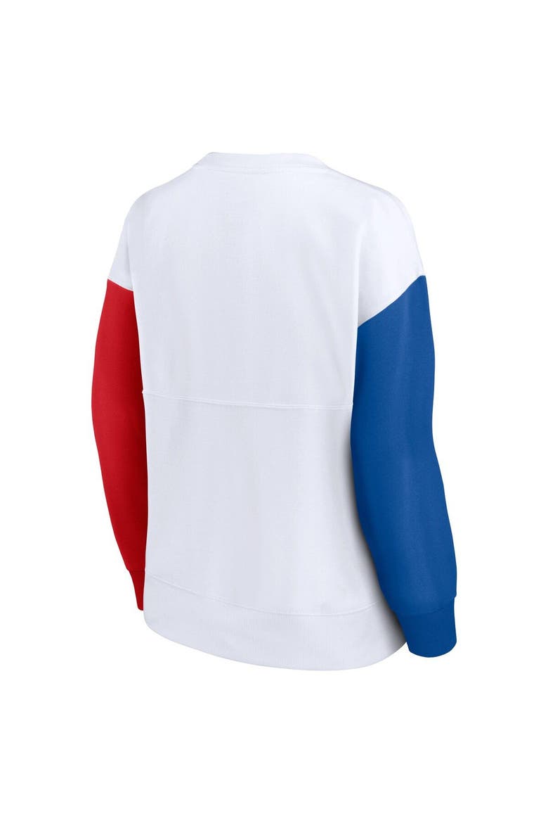 Women's Fanatics Branded White Chicago Cubs Series Pullover Sweatshirt, Alternate, color, White