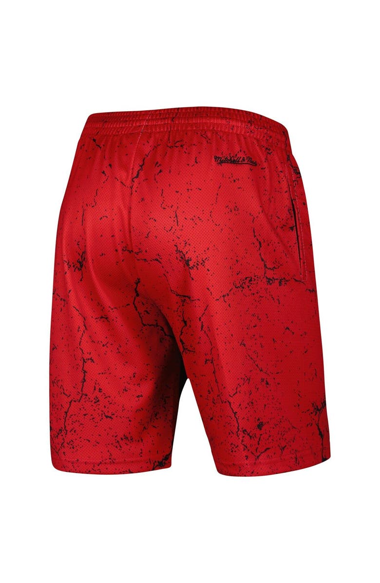 Mitchell & Ness Men's Mitchell & Ness Dwyane Wade Black Miami Heat Hardwood Classics Player Burst Shorts, Alternate, color, 