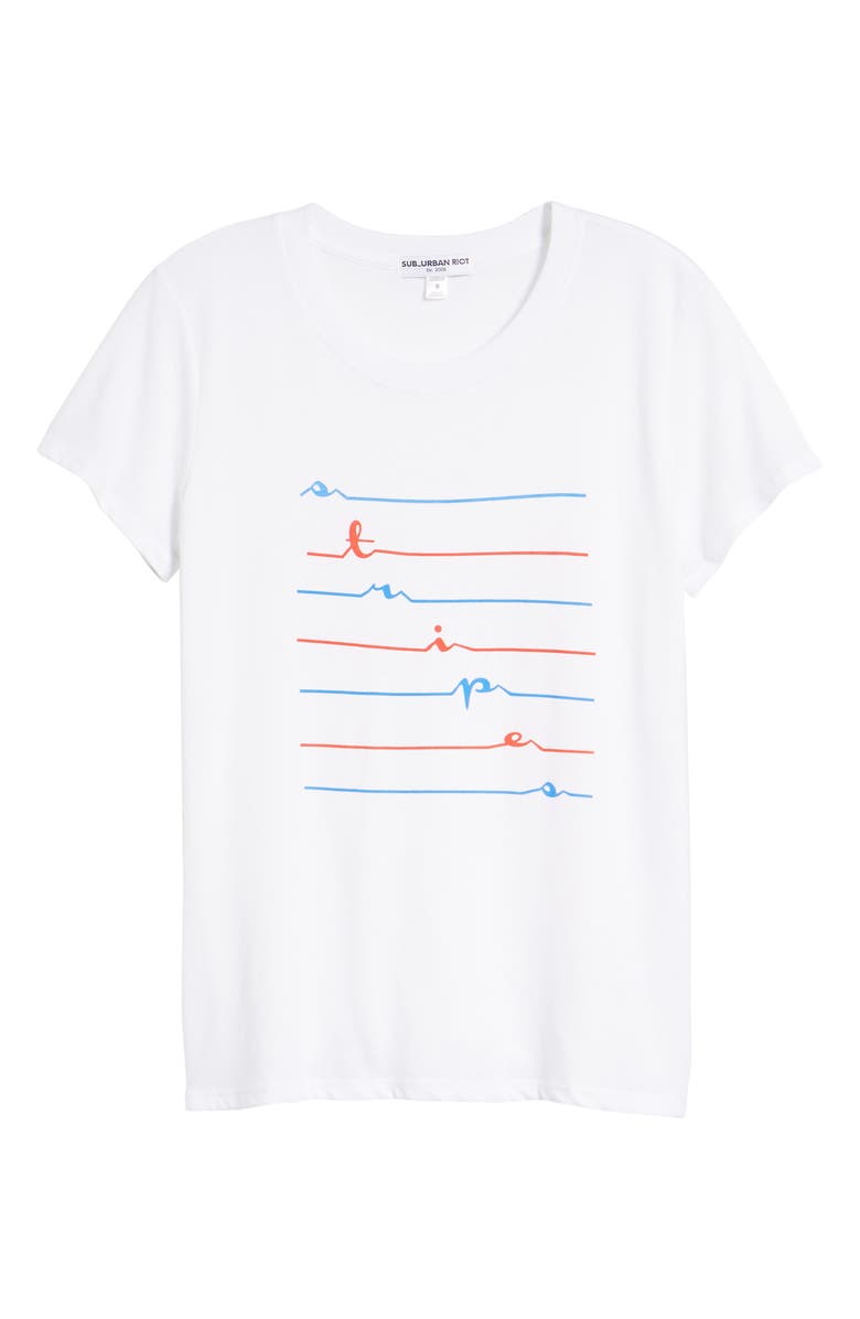 Sub_Urban Riot Stripes Slouched Tee, Alternate, color, 