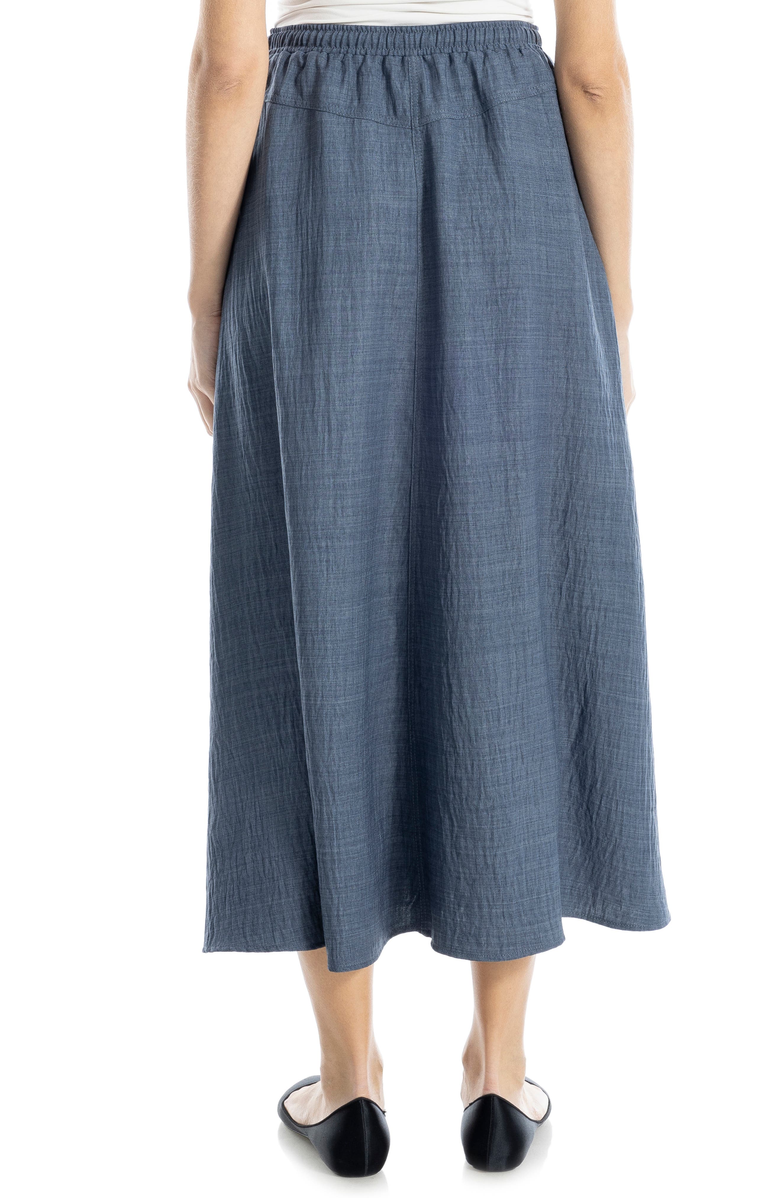 Textured Crop Maxi Skirt - image 2