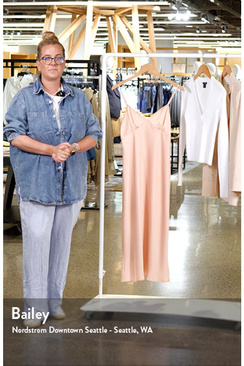 Satin Midi Slipdress video