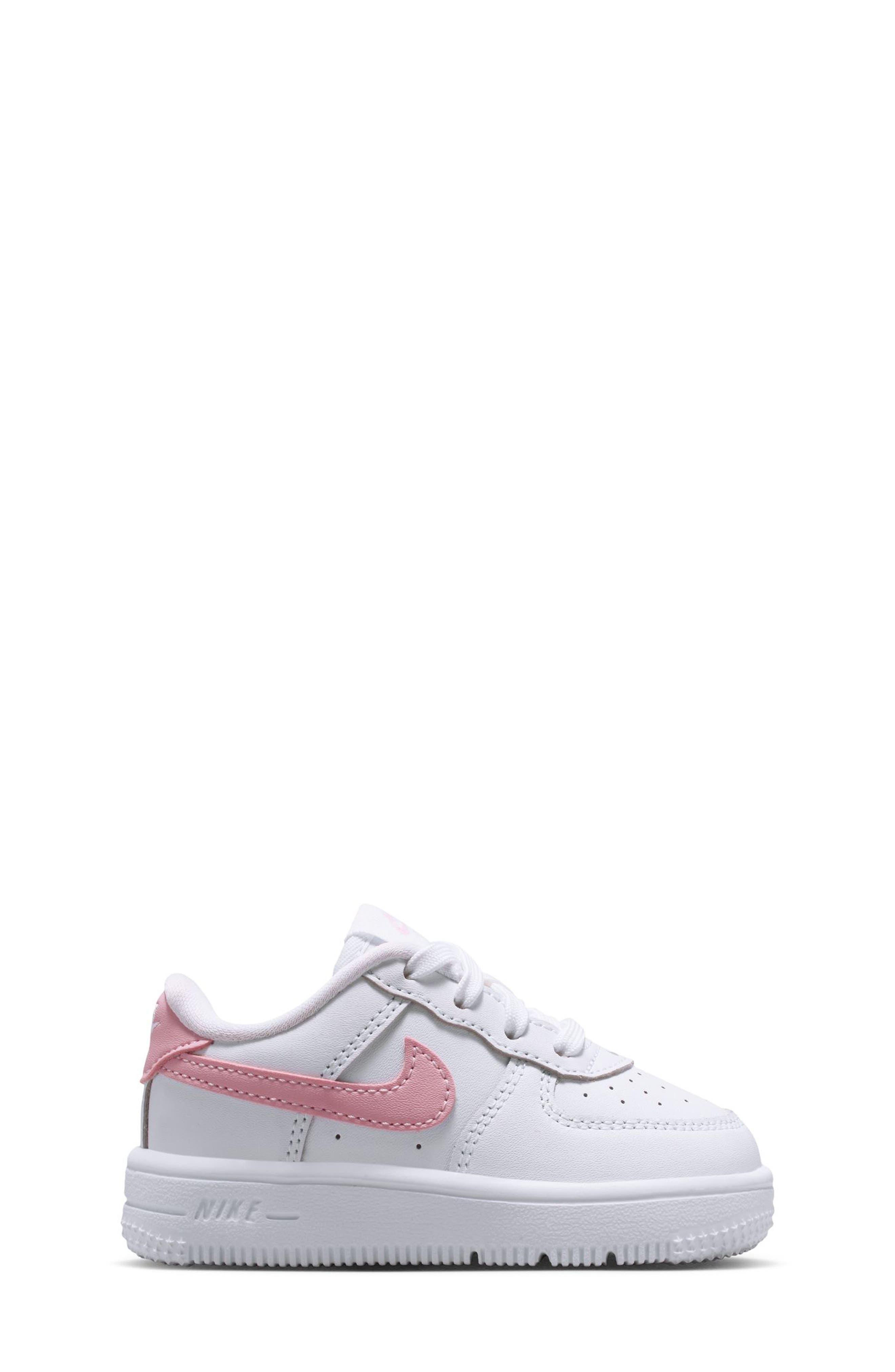 Kids' Air Force 1 Sneaker, Alternate, color, 104 WHITE/MDSFPK