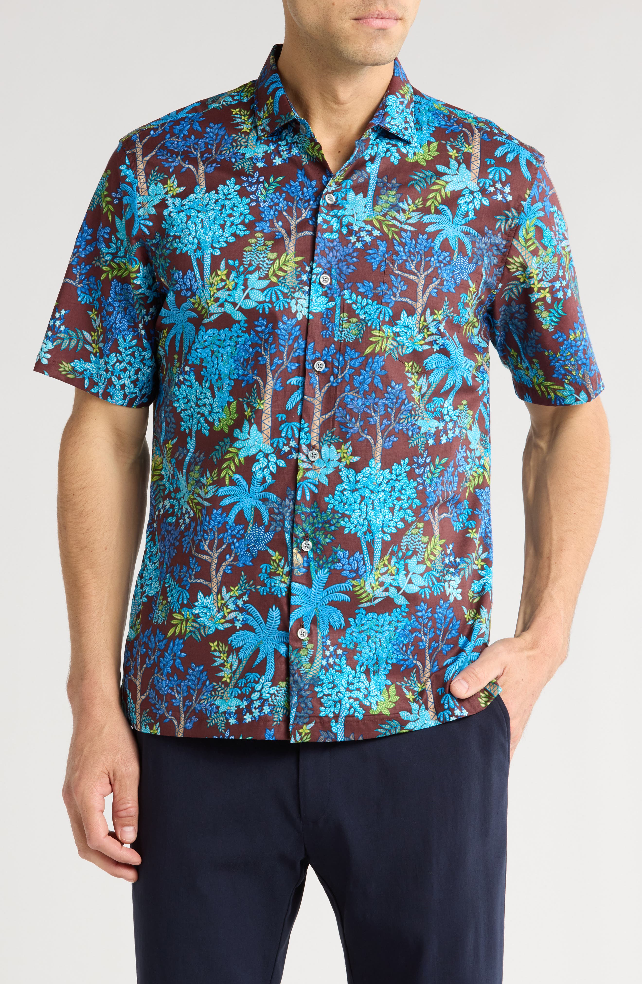 Tori Richard Threes Company Short Sleeve Shirt