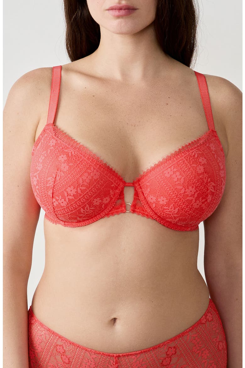 Aura N°4 Classique Underwire Bra, Alternate, color, CORAL