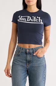 Von Dutch Legendary Logo Baby Tee