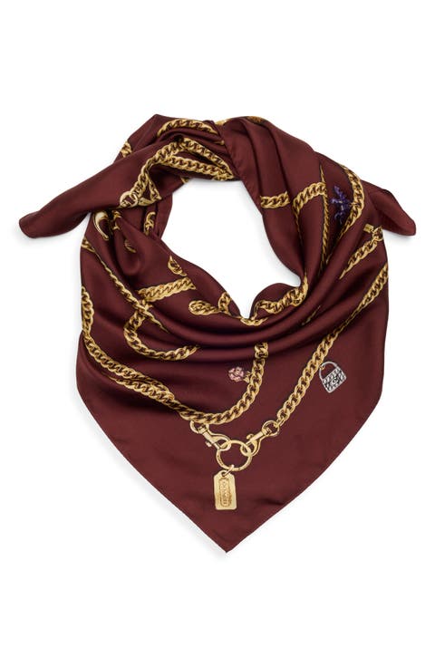 Charms Silk Scarf