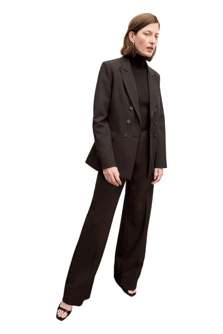 Tinsley Wide-Leg Trousers, Alternate, color, Black