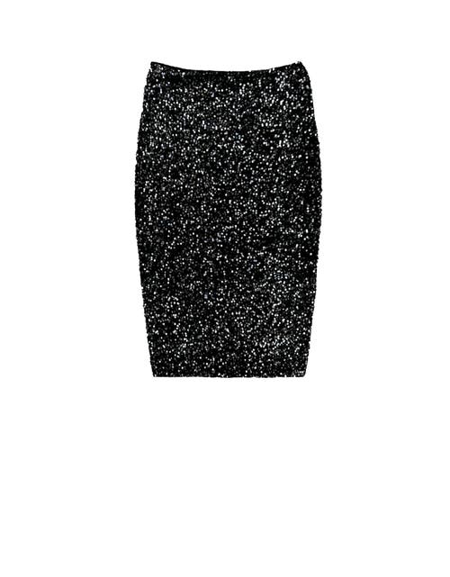 Baacal Kaya Midi Sequin Skirt In Multi