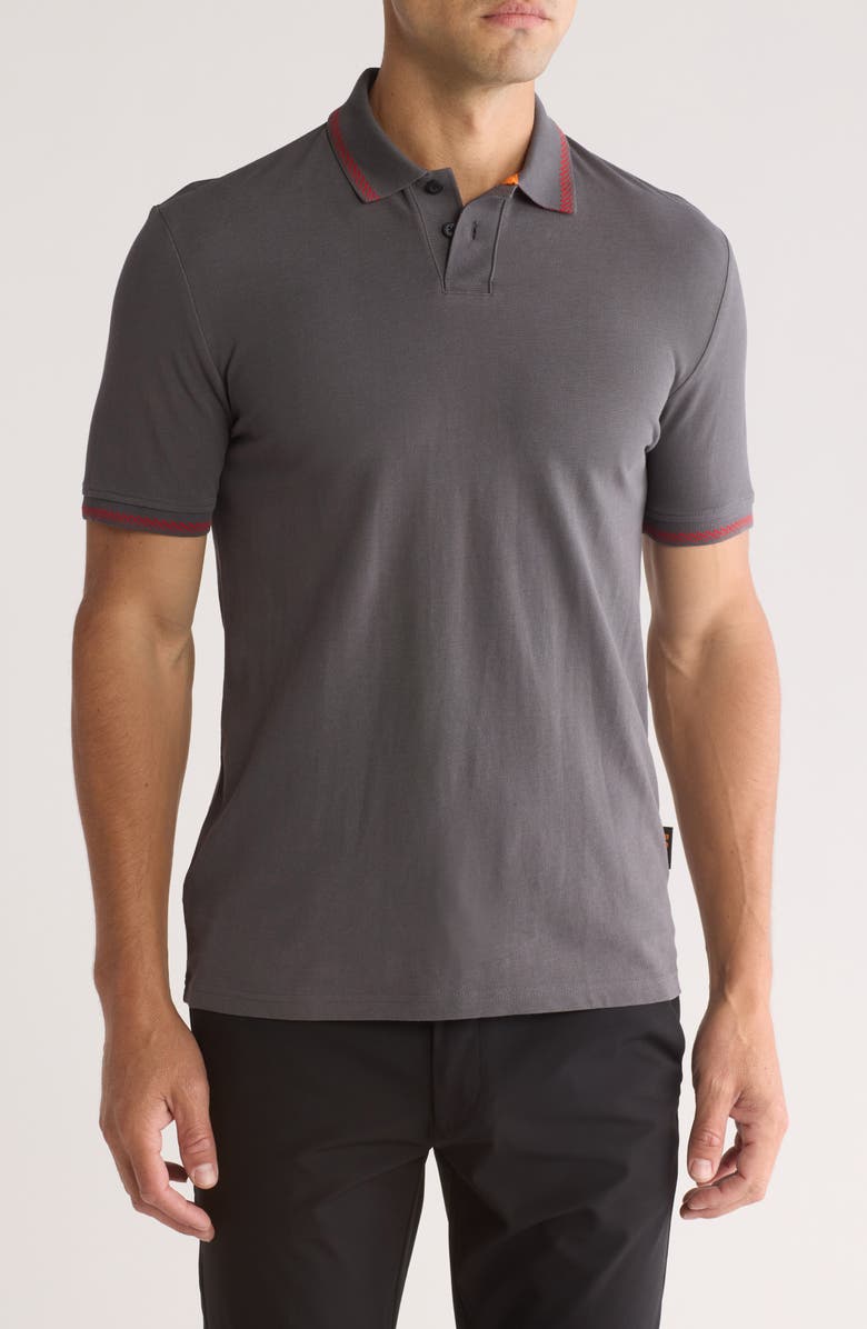 BOSS Perete Cotton Polo, Main, color, 