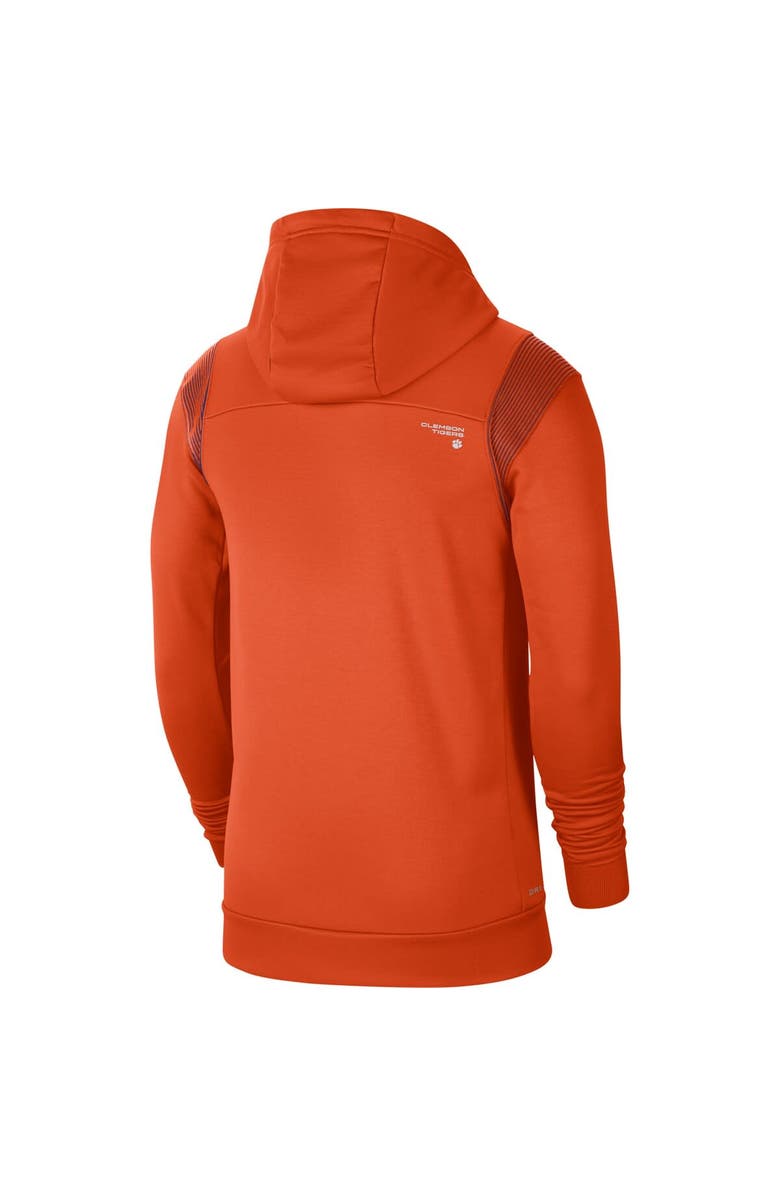 Nike Men's Nike Orange Clemson Tigers 2021 Sideline Performance Full-Zip Hoodie, Alternate, color, Orange