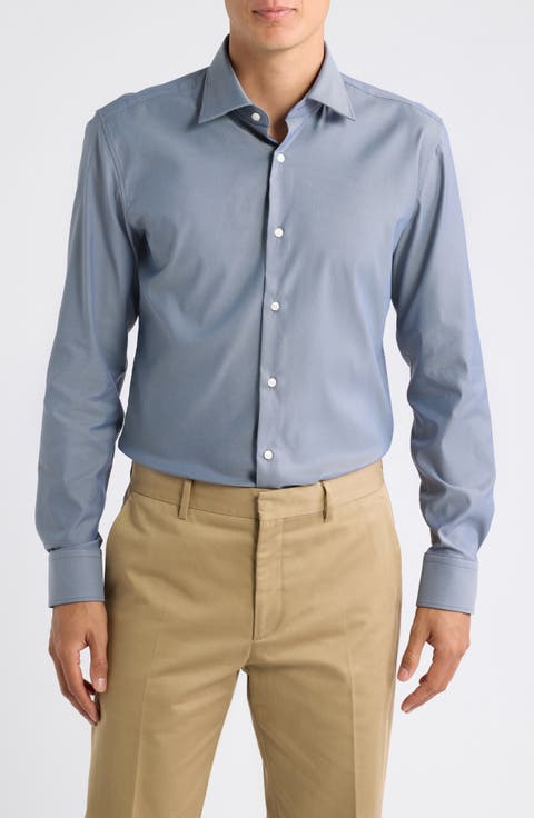 Hank Slim Fit Performance Dress Shirt