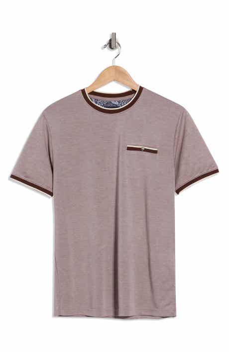 DENIM AND FLOWER Tipped Crewneck T-Shirt