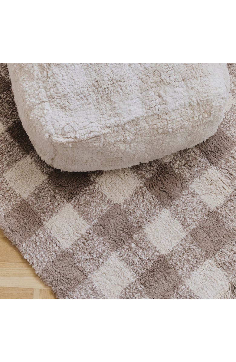 Lorena Canals Pouf Vichy, Alternate, color, Ivory, Natural