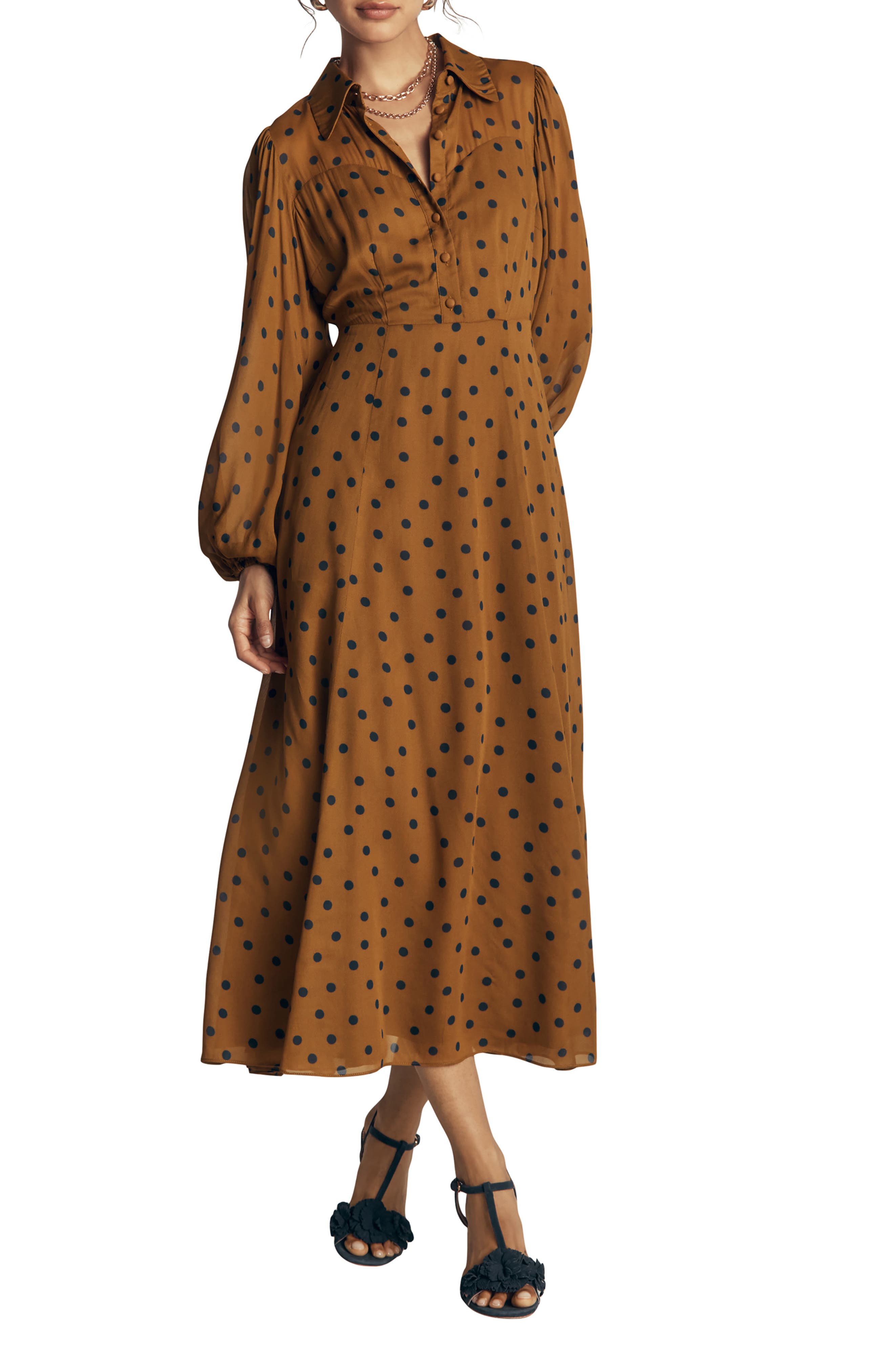 selected HAZELNUT BROWN, PAINTED DOT