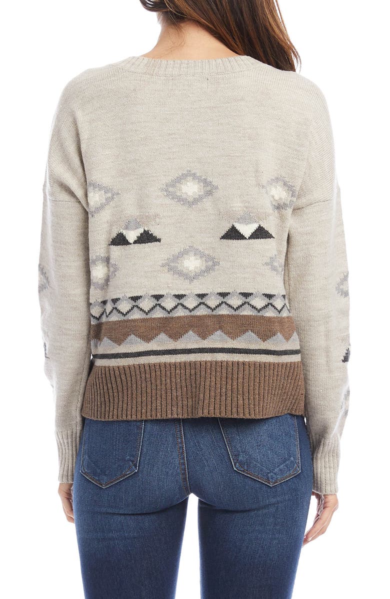 Karen Kane Southwest Pullover, Alternate, color, 