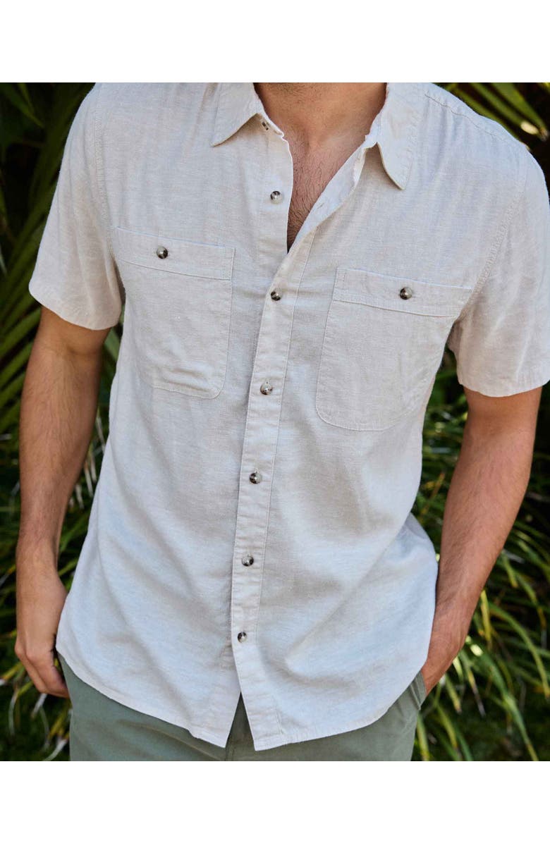 Toad & Co Men's Taj Hemp Shirt, Alternate, color, Oatmeal