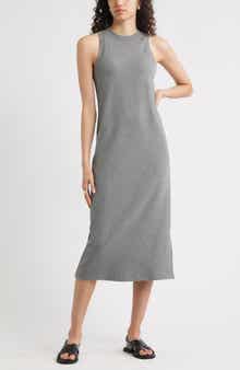 Nordstrom Stretch Cotton Ribbed Tank Dress