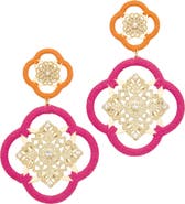 Ramy Brook Anya Medallion Drop Earrings