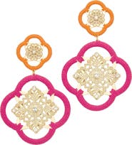 Ramy Brook Anya Medallion Drop Earrings