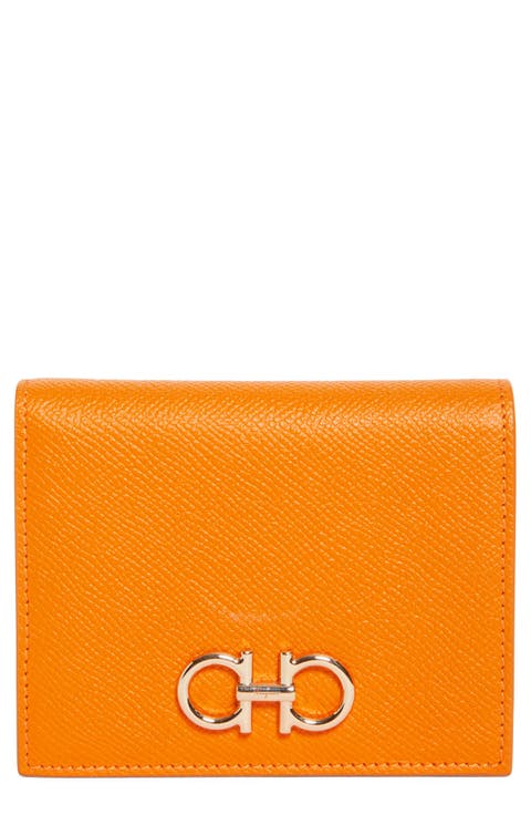 Gancini Leather French Wallet