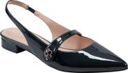 Bandolino Aubriana Slingback Mary Jane Pointed Toe Flat