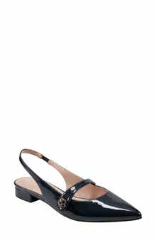 Bandolino Aubriana Slingback Mary Jane Pointed Toe Flat