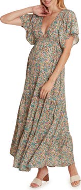 Cache Coeur Victoria maternity and nursing maxi dress
