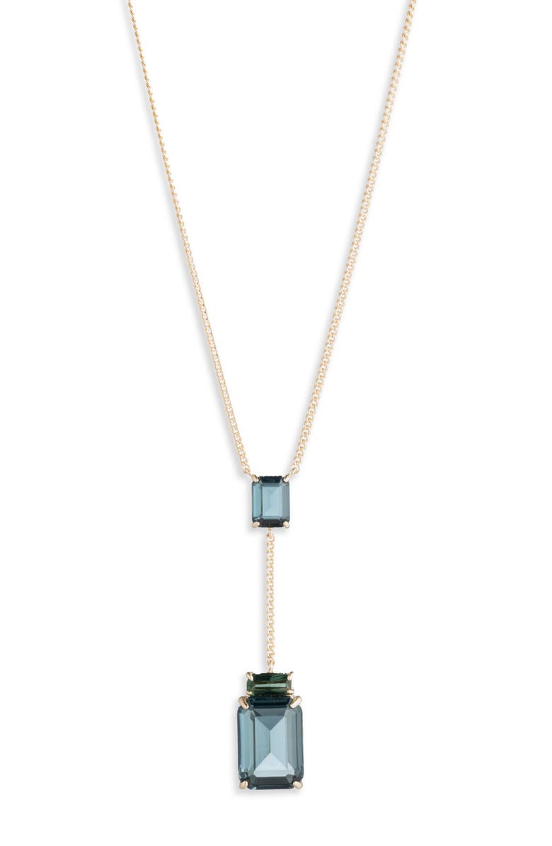 Lauren Ralph Lauren Desmond Y-Necklace, Main, color, Blue