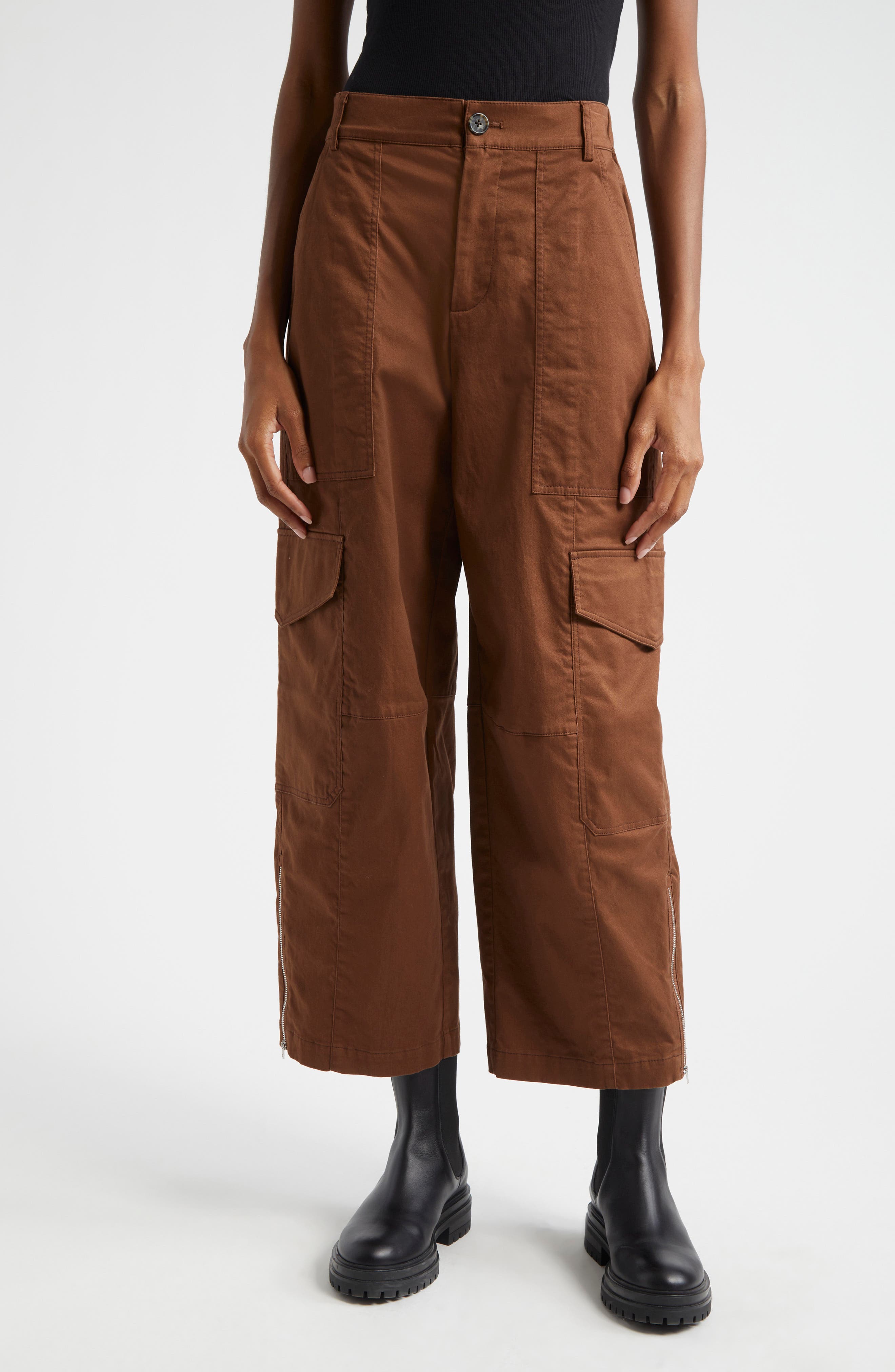 ATM Anthony Thomas Melillo Stretch Cotton Twill Cargo Pants