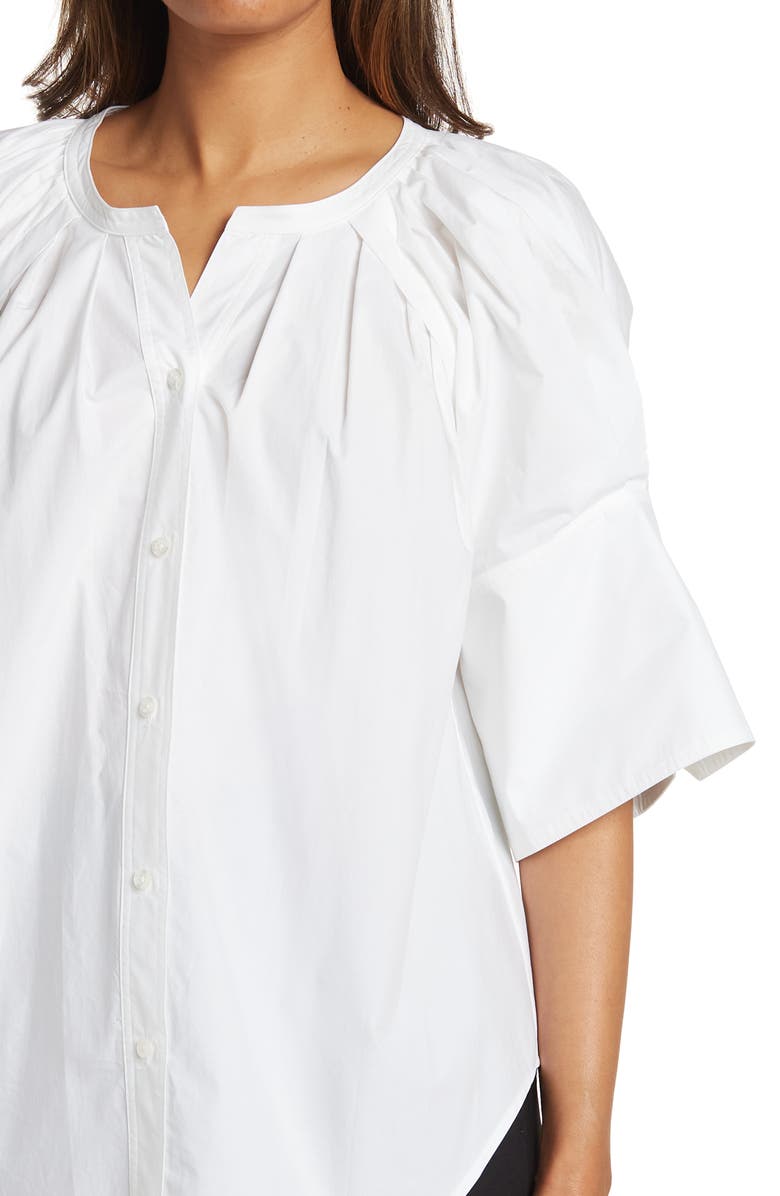 A.L.C. Chloe Puff Sleeve Top, Alternate, color, White