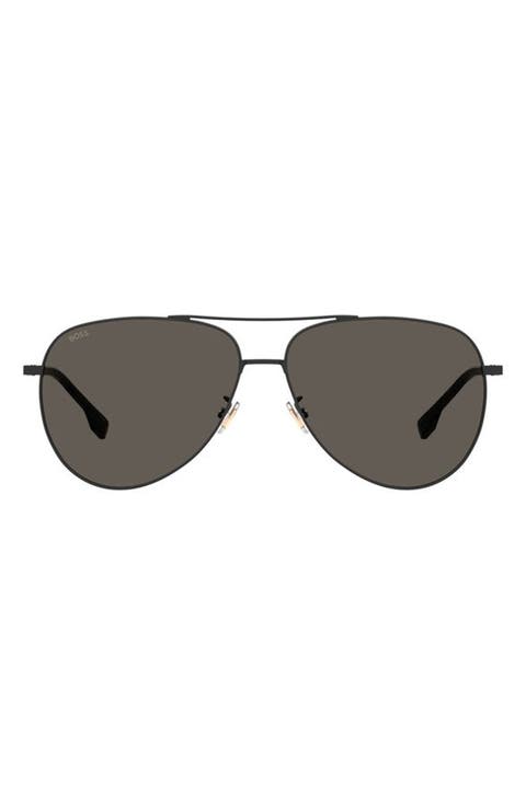 63mm Aviator Sunglasses