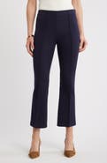 Caslon® Seamed Stretch Ponte Flare Leg Pants