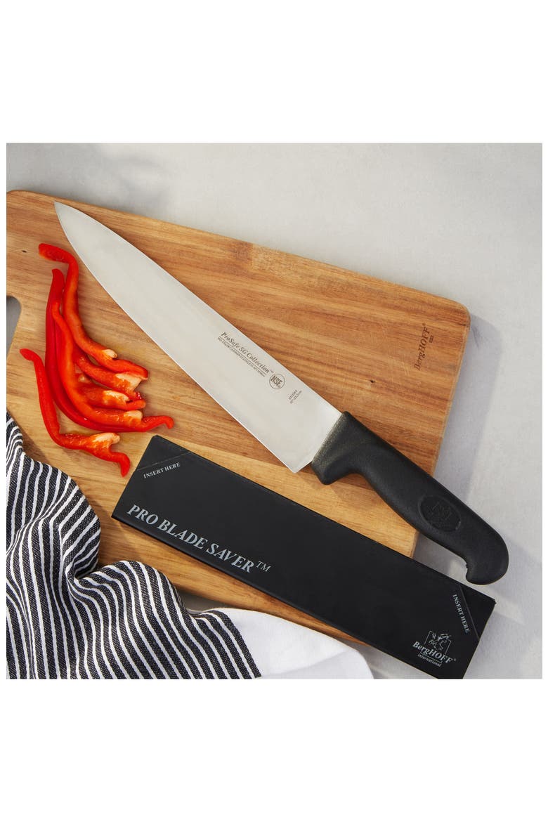 Soft Grip 3-Piece Stainless Steel Knife Set, Alternate, color, BLACK/ SILVER