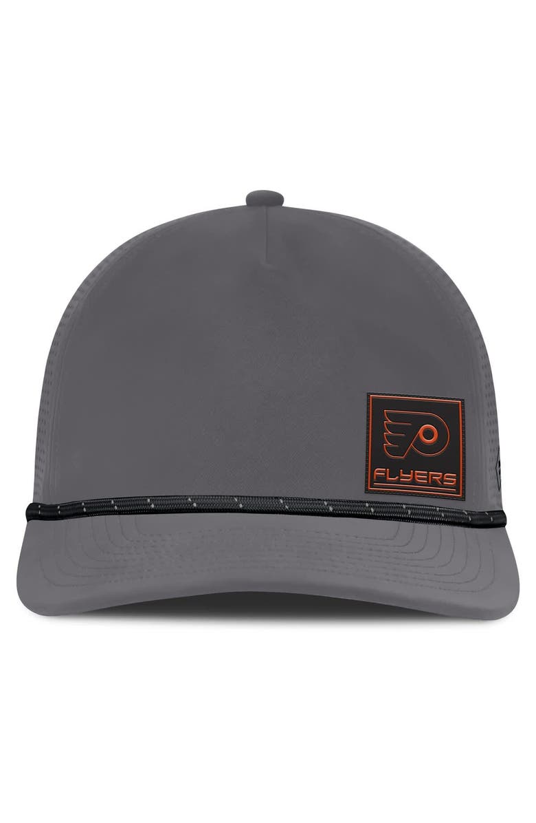 FANATICS Men's Fanatics Gray Philadelphia Flyers Captain Rope Adjustable Hat, Alternate, color, Gray