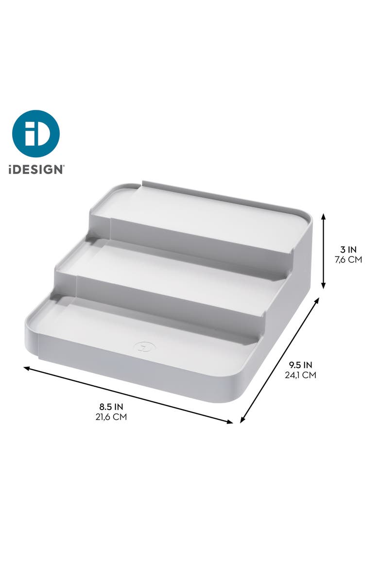 iDesign Expandable Spice Rack Organizer, Alternate, color, Gray