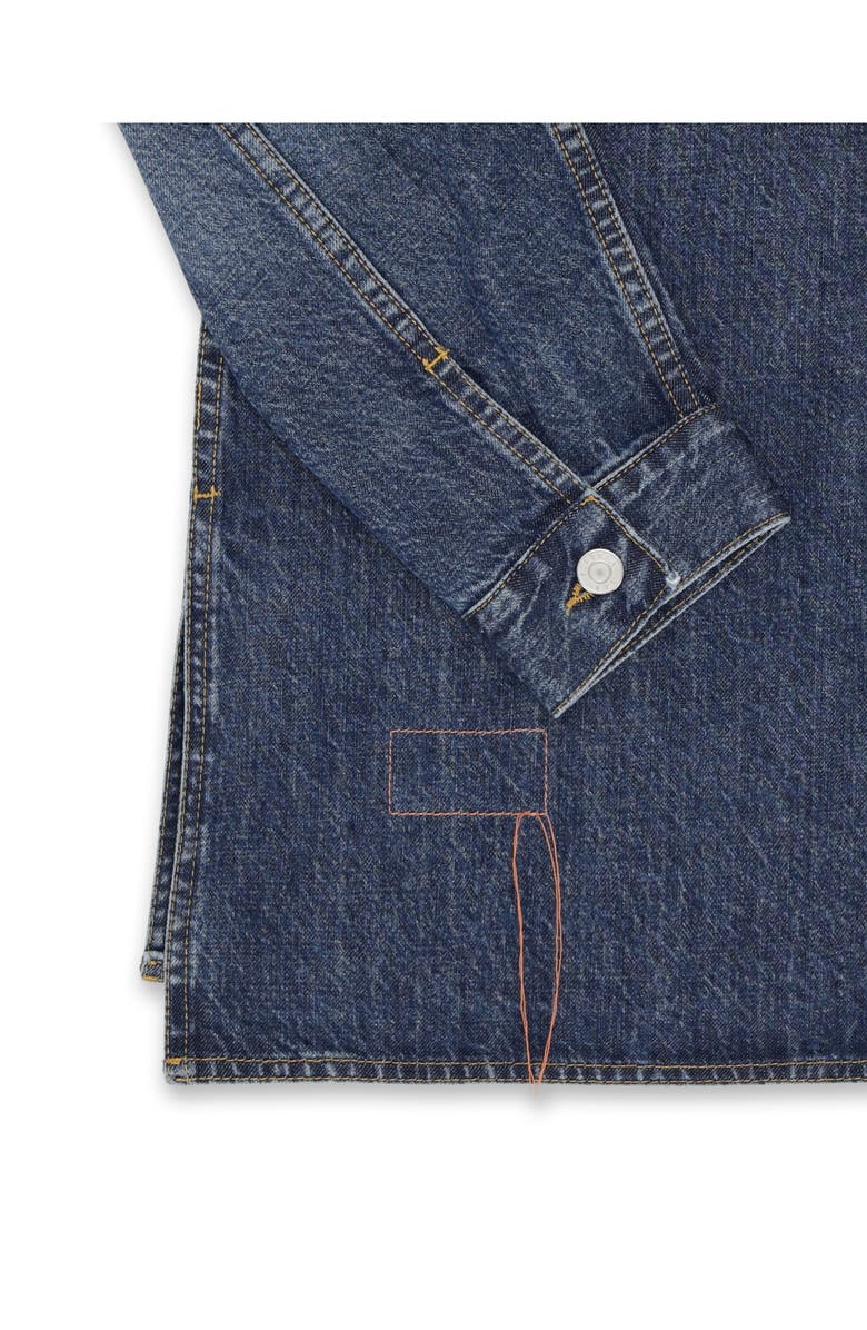 Fortela Fuegodress Custom Wash Denim Dress, Alternate, color, D360