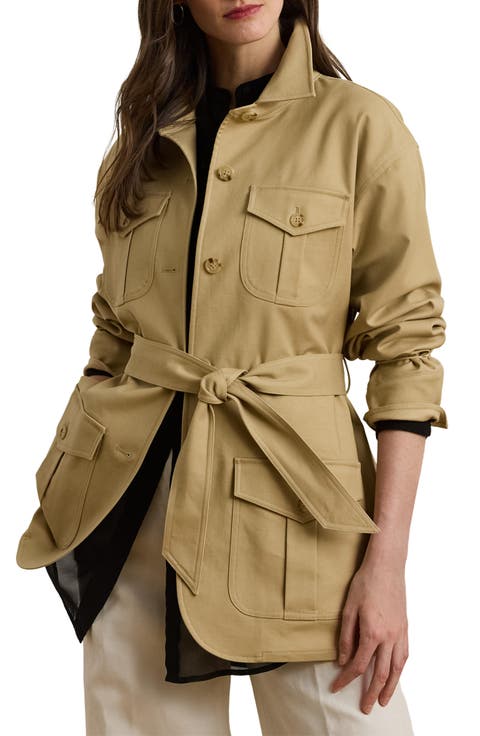Double Face Stretch Cotton Field Jacket