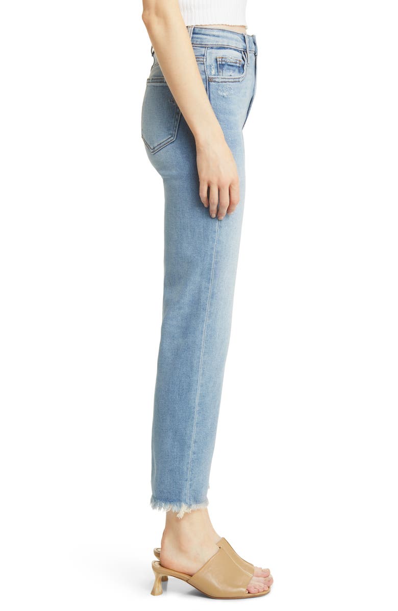 HIDDEN JEANS Tracey High Waist Ankle Straight Leg Jeans, Alternate, color, 