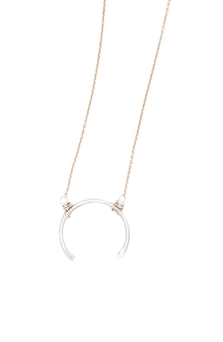 Nashelle Mini Blessed Pendant Necklace, Main, color, 