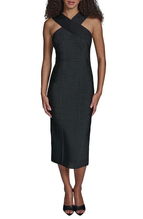 Bandage Body-Con Midi Dress