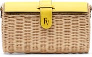 Frances Valentine Betsy Wicker Basket Crossbody Bag