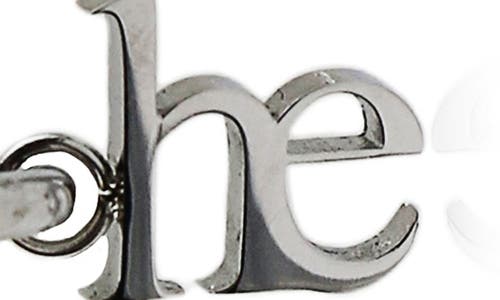 Rebl He Huggie Hoop Earrings