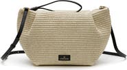 LA PORTEGNA Marta Jute Clutch Bag With Shoulder Strap