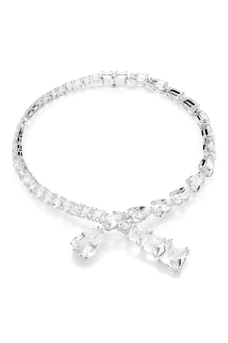 Matrix Collar Necklace, Main, color, SILVER/ WHITE